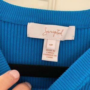 Super cute Scripted top. Worn once!